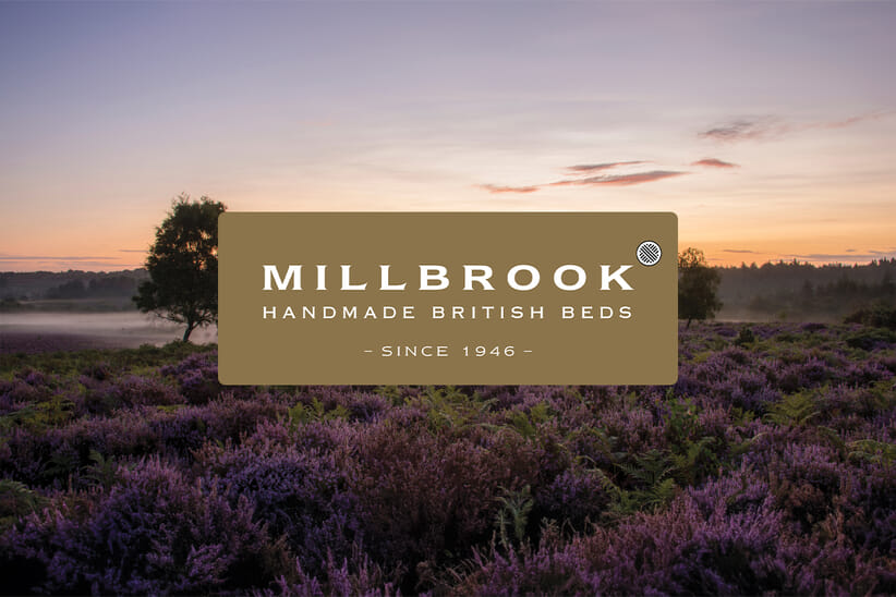 An image for Millbrook Baroness Natural Wool Mattress + Ottoman Divan Bed