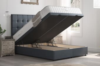A product image for the Millbrook Duke Natural Silk Mattress + Ottoman Divan Bed