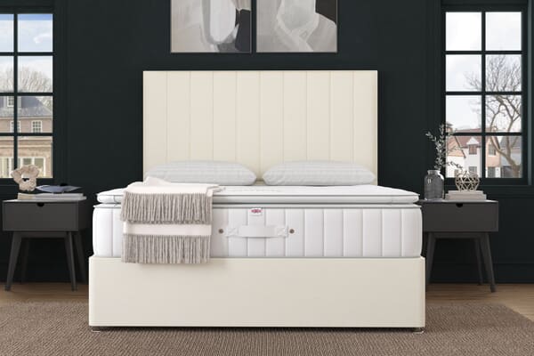 An image for Millbrook Sovereign Natural Pillow Top Mattress + Ottoman Divan Bed