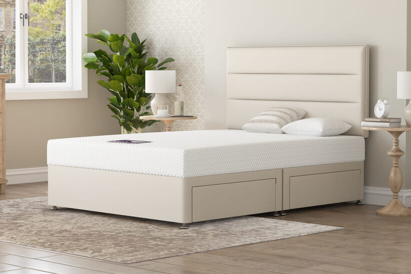 An image for Everyday Pocket 1000 Hybrid Mattress + Premium Divan Bed