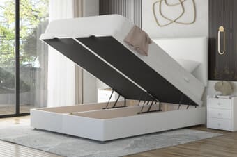 A product image for the Deluxe Memory Foam Mattress + Ottoman Divan Bed