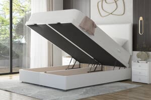 A product image for the Deluxe Memory Foam Mattress + Ottoman Divan Bed