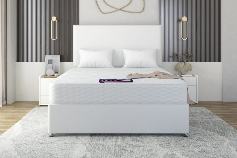 An image for Deluxe Memory Foam Mattress + Premium Divan Bed