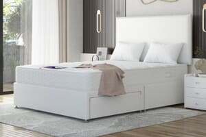 A product image for the Deluxe Memory Foam Mattress + Premium Divan Bed