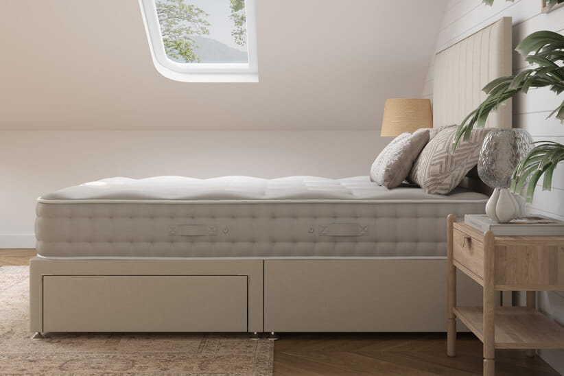 An image for Hypnos Zen Mattress + Premium Divan Bed
