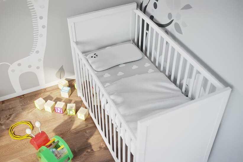 An image for Panda® Baby Memory Foam Bamboo Pillow