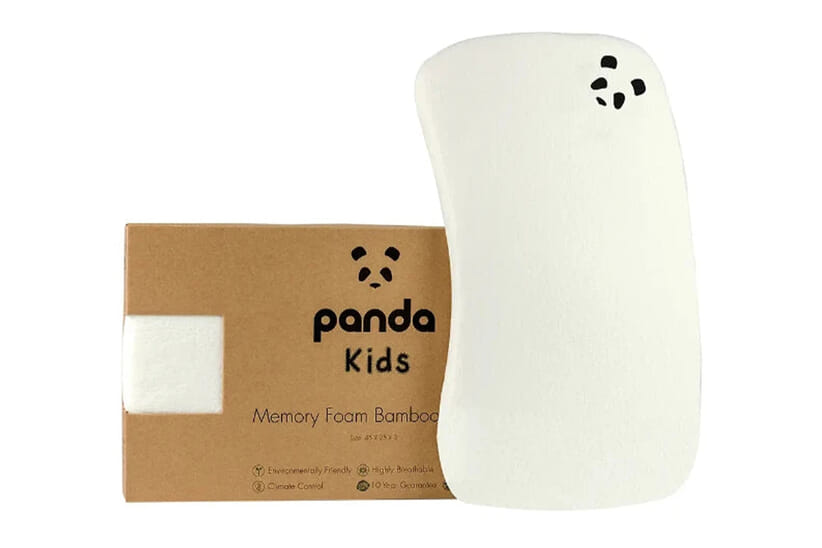 An image for Panda® Baby Memory Foam Bamboo Pillow