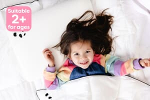 A product image for the Panda® Toddler Bamboo Pillow