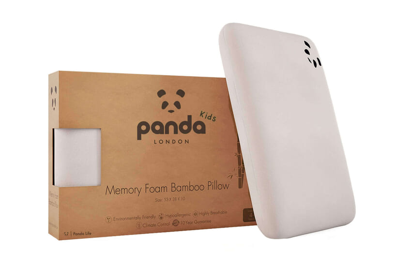 An image for Panda® Kids Memory Foam Bamboo Pillow