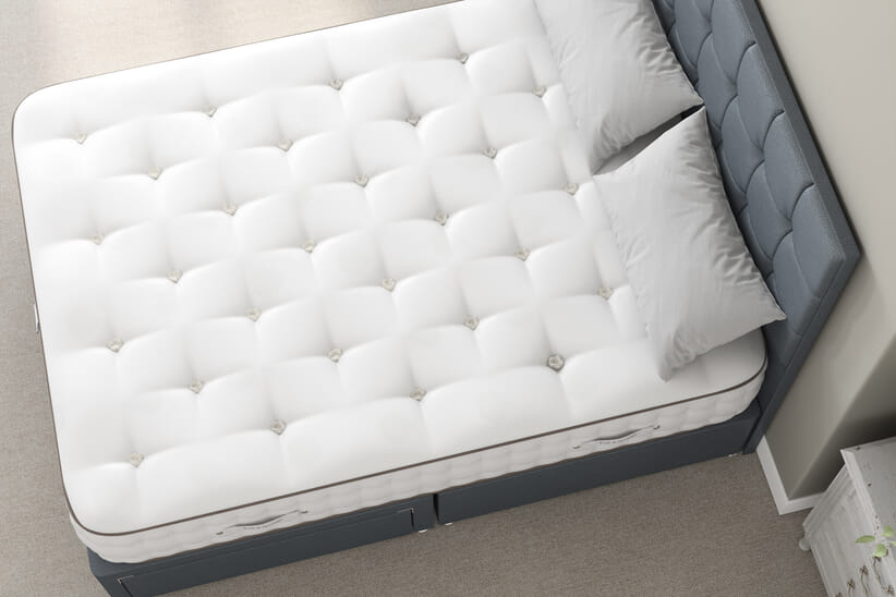 An image for Tuft & Springs™ Solace 2000 Extra Firm Mattress + Premium Divan Bed
