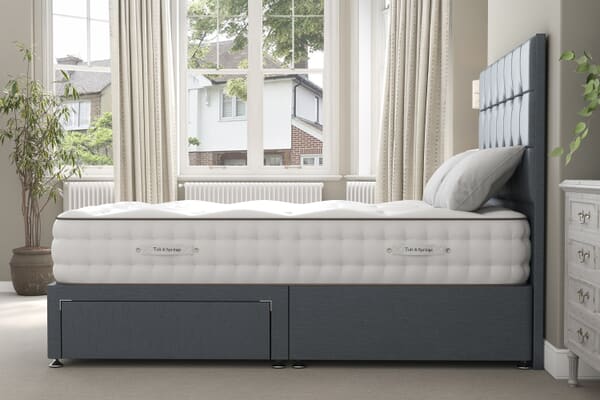An image for Tuft & Springs™ Solace 2000 Extra Firm Mattress + Premium Divan Bed