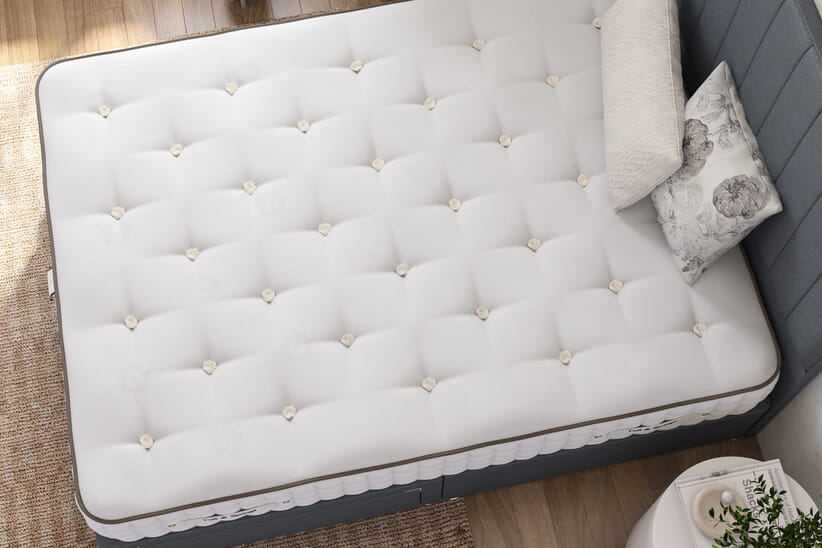 An image for Tuft & Springs™ Ortho Tranquility 5000 Mattress + Ottoman Divan Bed