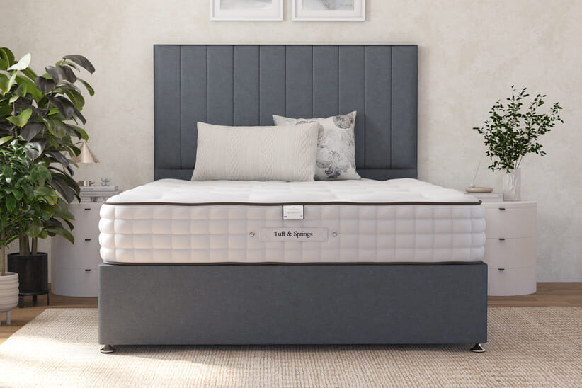 An image for Tuft & Springs™ Ortho Tranquility 5000 Mattress + Ottoman Divan Bed