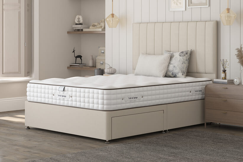 An image for Tuft & Springs™ Elysium 7000 Mattress + Premium Divan Bed
