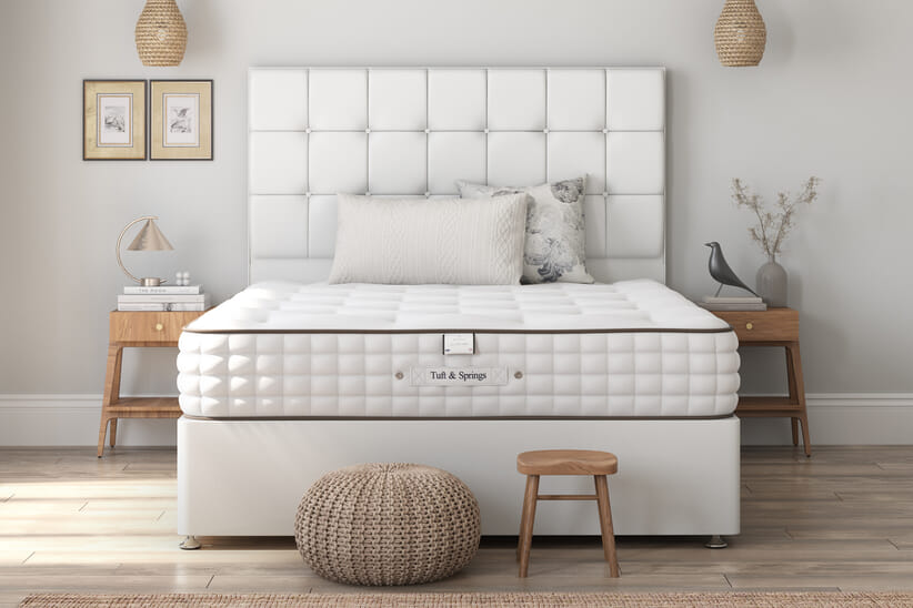 An image for Tuft & Springs™ Allure 9000 Mattress + Premium Divan Bed