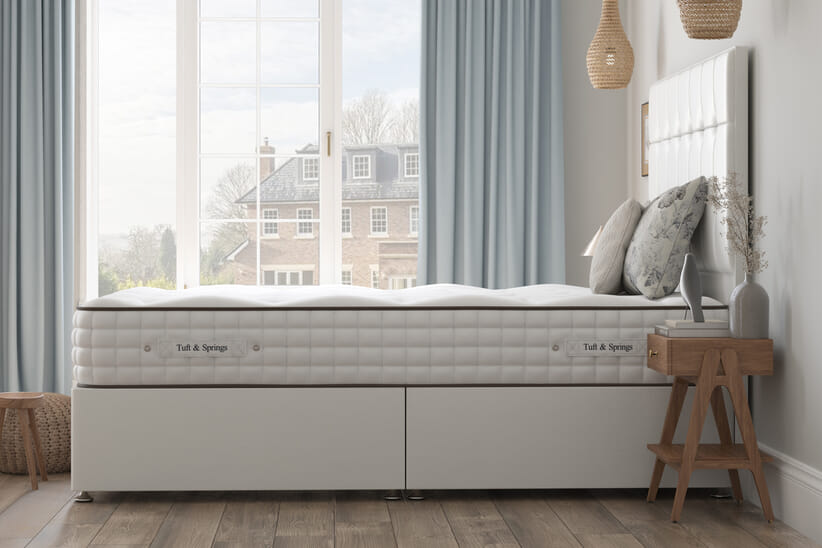 An image for Tuft & Springs™ Allure 9000 Mattress + Premium Divan Bed