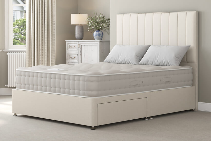 An image for Hypnos Natural Sanctuary Ortho Mattress + Premium Divan Bed