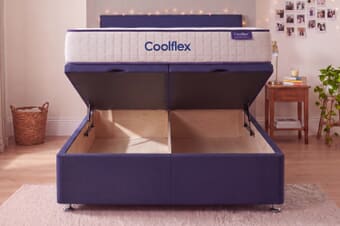 A product image for the Coolflex® Essentials Pocket Gel Hybrid Mattress + Ottoman Divan Bed