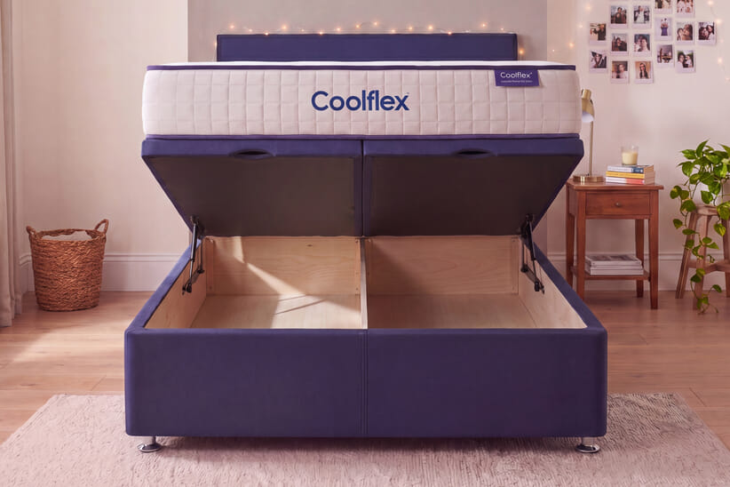 An image for Coolflex® Essentials Pocket Gel Hybrid Mattress + Ottoman Divan Bed