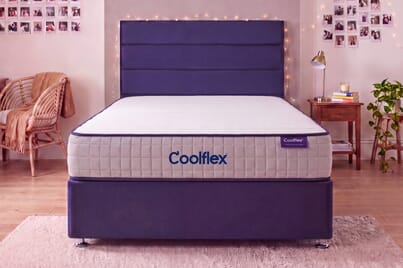 An image for Coolflex® Essentials Pocket Gel Ortho Hybrid Mattress + Ottoman Divan Bed