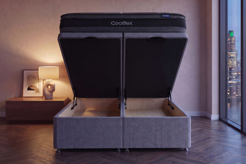 An image for Coolflex® Hybrid BREEZE Ortho Mattress + Ottoman Divan Bed