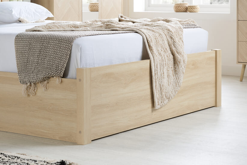 An image for Herringford Wooden Ottoman Bed
