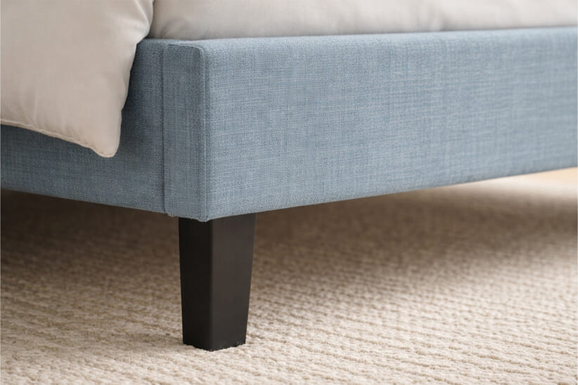 An image for Jacob Blue Upholstered Bed