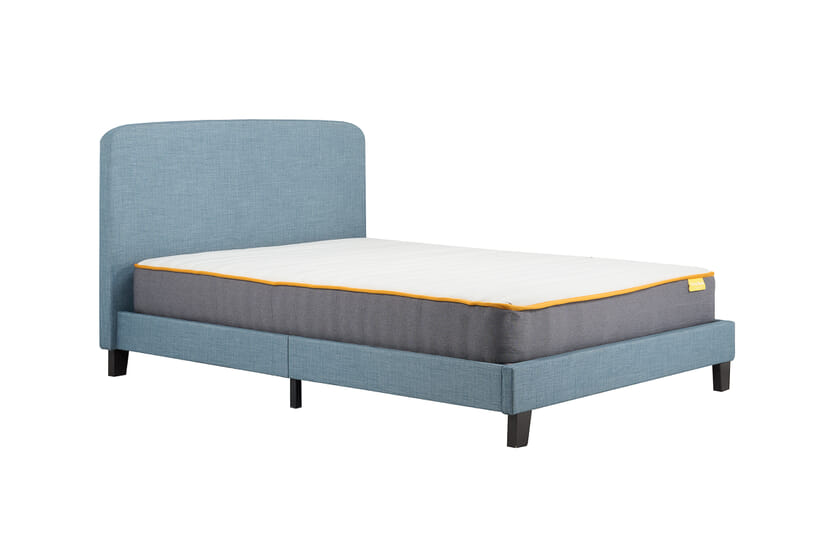 An image for Jacob Blue Upholstered Bed