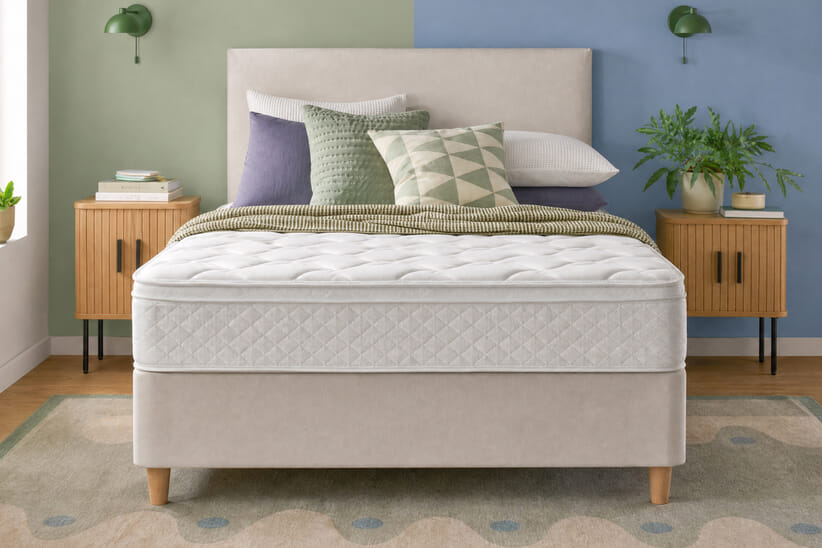 An image for Silentnight Extra Firm Miracoil Cushion Top Mattress