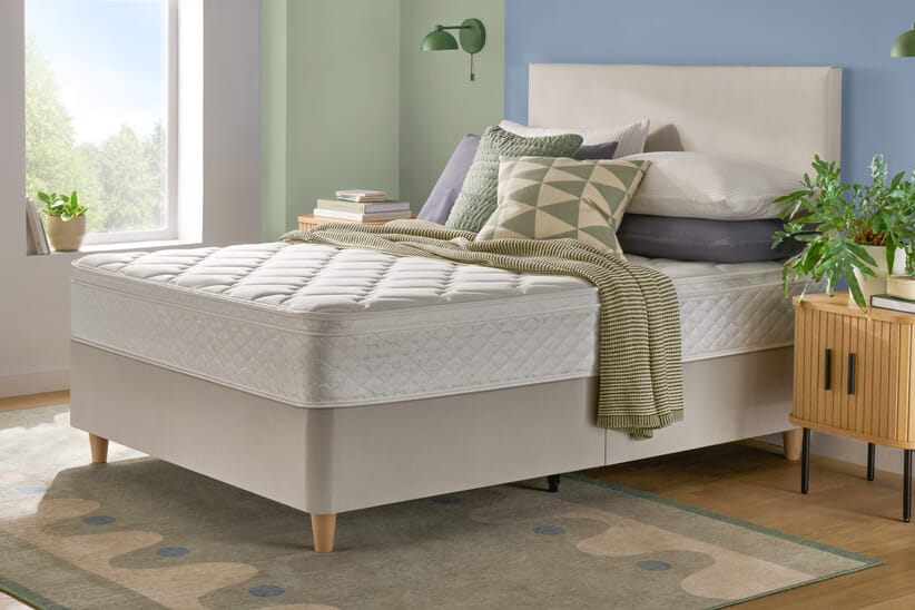 An image for Silentnight Extra Firm Miracoil Cushion Top Mattress