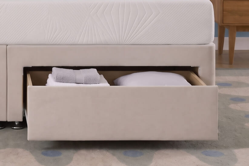 An image for Silentnight 7 Zone Memory Foam Mattress + Premium Divan Bed