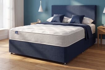 A product image for the Silentnight Air Plus 800 Mirapocket Mattress + Premium Divan Bed