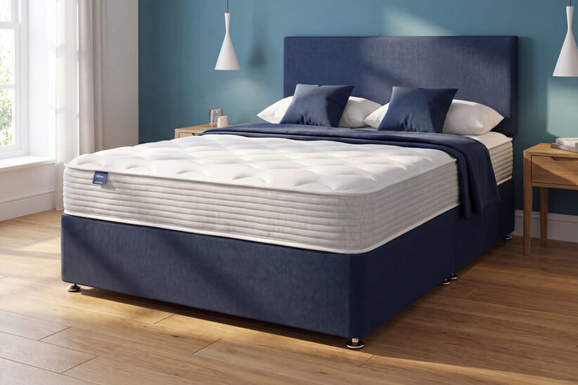 An image for Silentnight Air Plus 800 Mirapocket Mattress + Premium Divan Bed