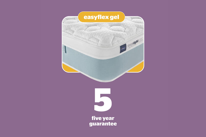 An image for Silentnight Sleep Right™ easyflex Gel 3000 Mirapocket Box Top Mattress