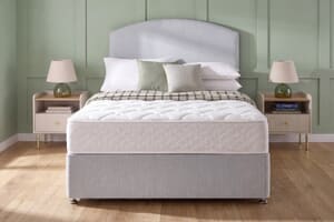 A product image for the Silentnight Double Sided Miracoil Mattress  + Premium Divan Bed