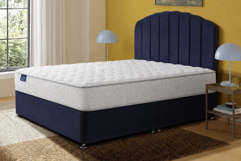 An image for Silentnight 800 Mirapocket Memory Ortho Mattress + Premium Divan Bed