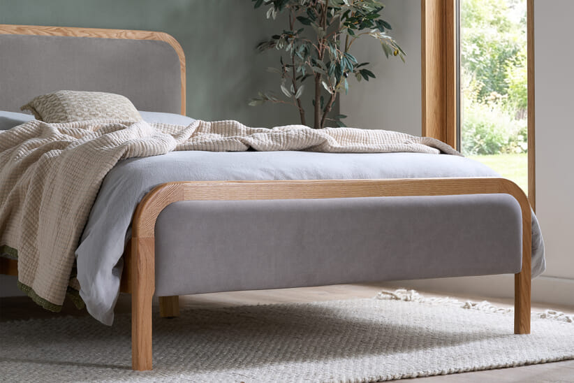 An image for Amaya Low Footend Oak Bed