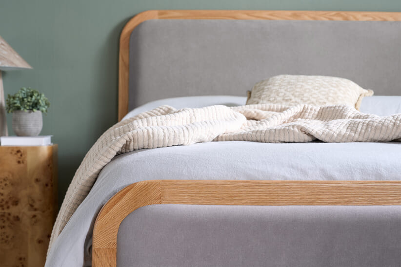 An image for Amaya Low Footend Oak Bed