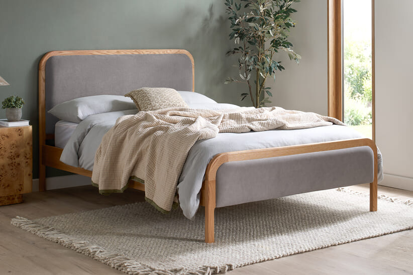 An image for Amaya Low Footend Oak Bed