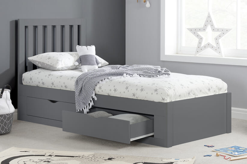 An image for Appleby Wooden Kids Storage Bed