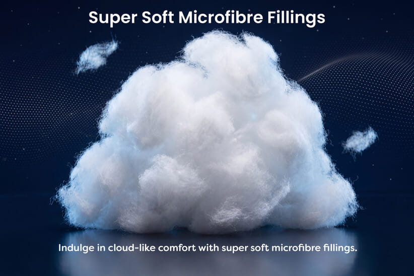 An image for Coolflex® Deluxe Microfibre Pillow - 2 Pack