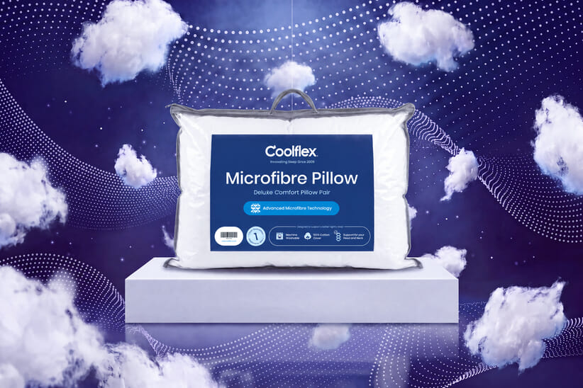 An image for Coolflex® Deluxe Microfibre Pillow - 2 Pack