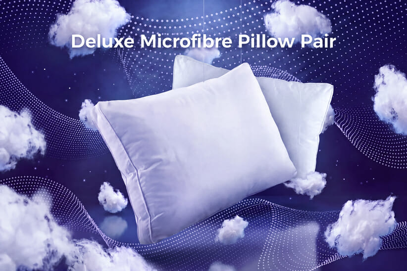 An image for Coolflex® Deluxe Microfibre Pillow - 2 Pack