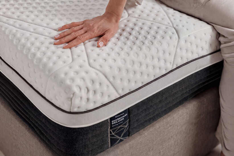 An image for Emma® Diamond Deluxe Spring Free Mattress + Premium Divan Bed
