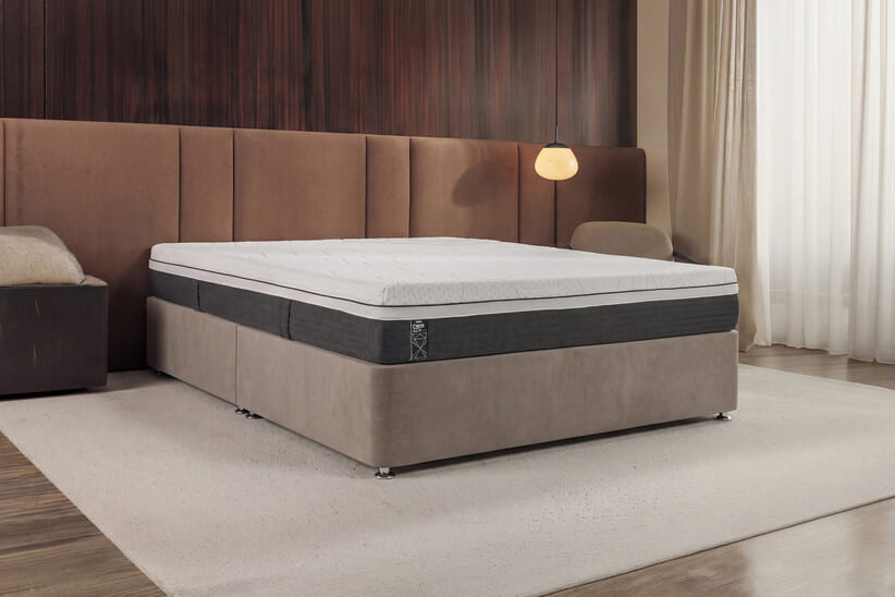 An image for Emma® Diamond Deluxe Spring Free Mattress + Premium Divan Bed