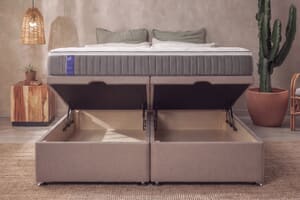 A product image for the Emma® Smart Hybrid Deluxe Mattress + Ottoman Divan Bed
