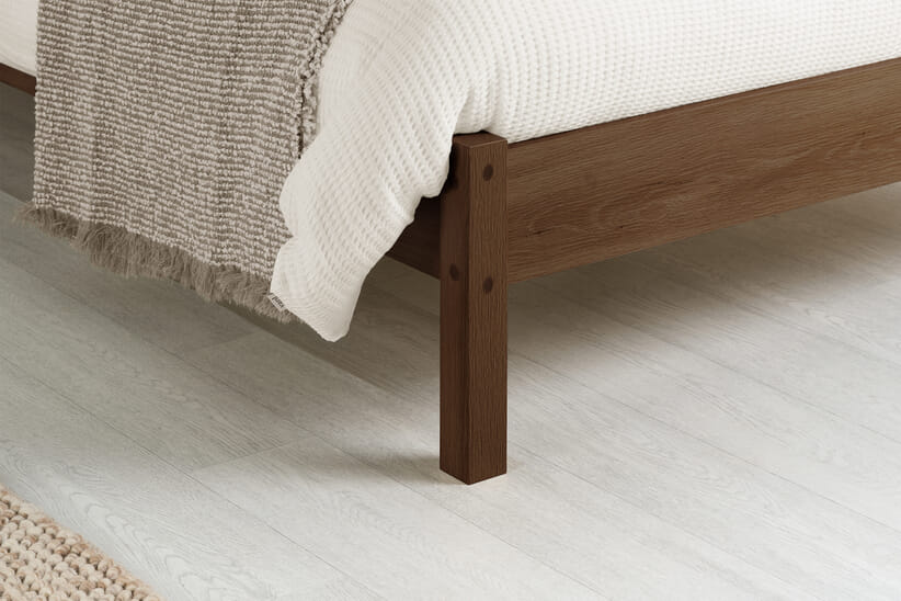 An image for Herringford Walnut Effect Wooden Bed