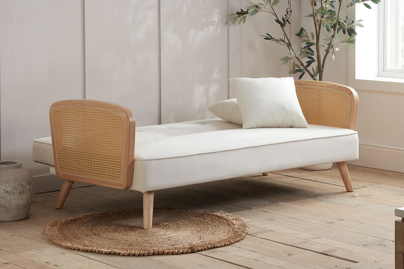 An image for Mila Rattan Sofa Bed