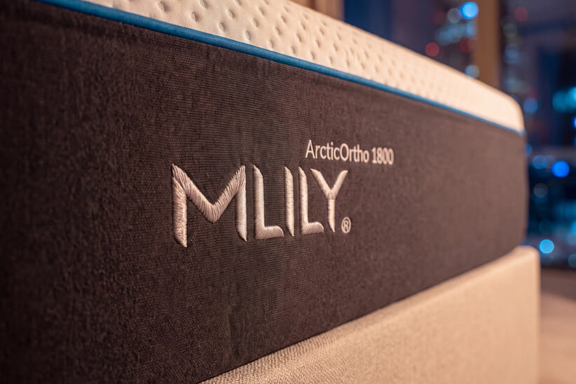 An image for MLILY®​ Arctic Ortho 1800 Cool Gel Hybrid Mattress + Ottoman Divan Bed