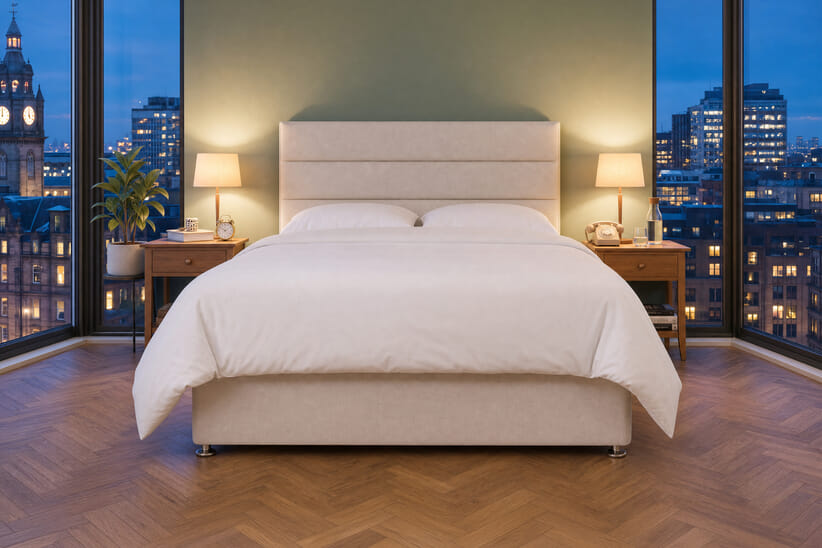 An image for MLILY®​ Arctic Ortho 1800 Cool Gel Hybrid Mattress + Premium Divan Bed